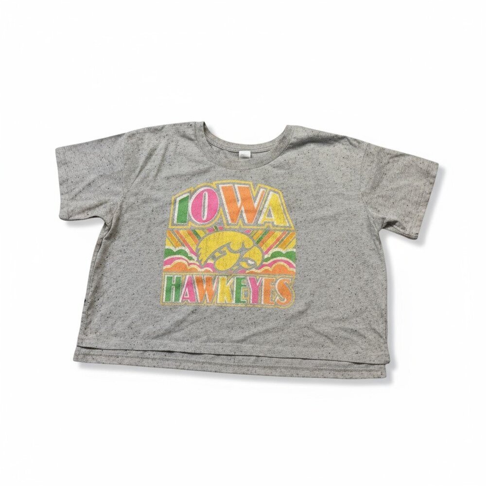 Sideline Apparel Iowa Hawkeyes Retro T-Shirt Size XL